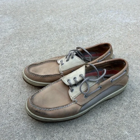 Sperry Tan men’s Boat Shoes - Picture 5 of 7